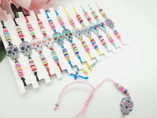 Preview: Skull Armbänder bunt